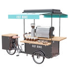 Dễ dàng vận hành xe đạp cà phê ngoài trời Giỏ hàng bằng thép carbon cao CE được phê duyệt