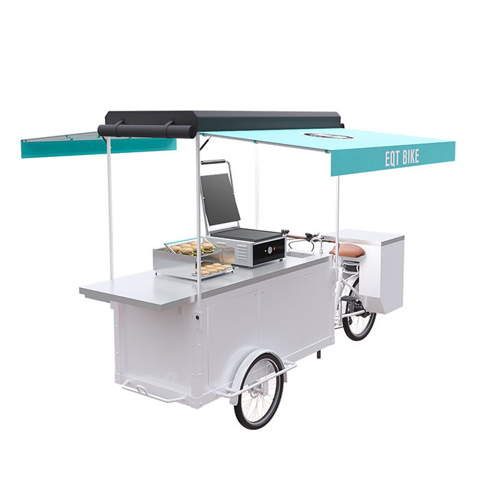 Electric Luxury Burger Food Cart Customization Chấp nhận Chứng chỉ CE